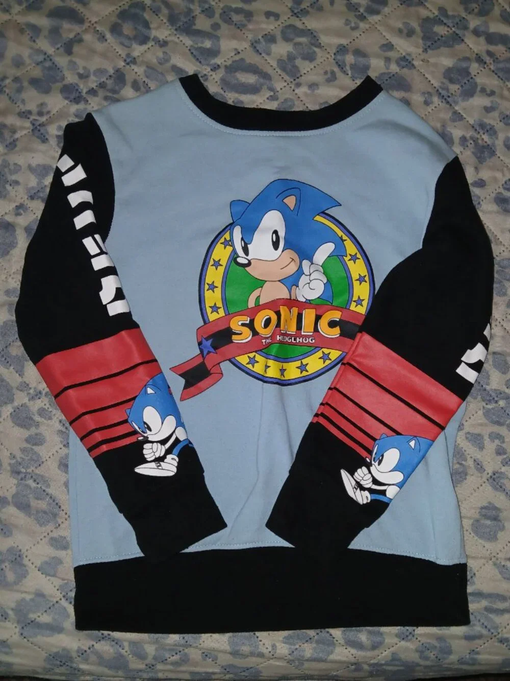 SEGA Sonic the Hedgehog boys' sweatshirt and shorts set